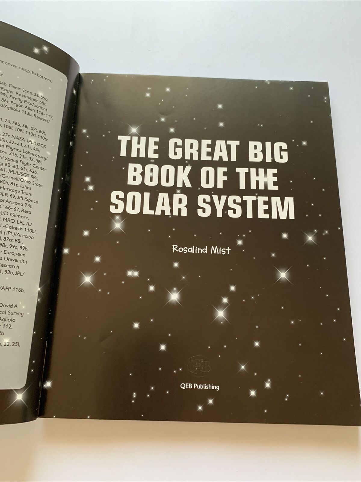 The Great Big Book of the Solar System by Rosalind Mist