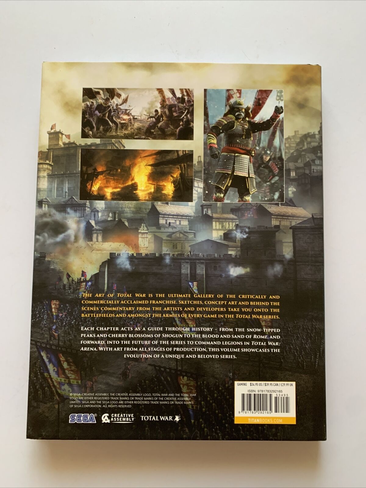 The Art of Total War by Creative Assembly SEGA High-end Art and Design Book HC