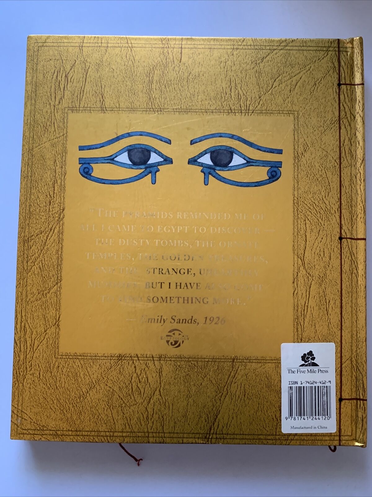 Egyptology by Emily Sands Pop Out Illustrated Book (Hardcover, 2004)