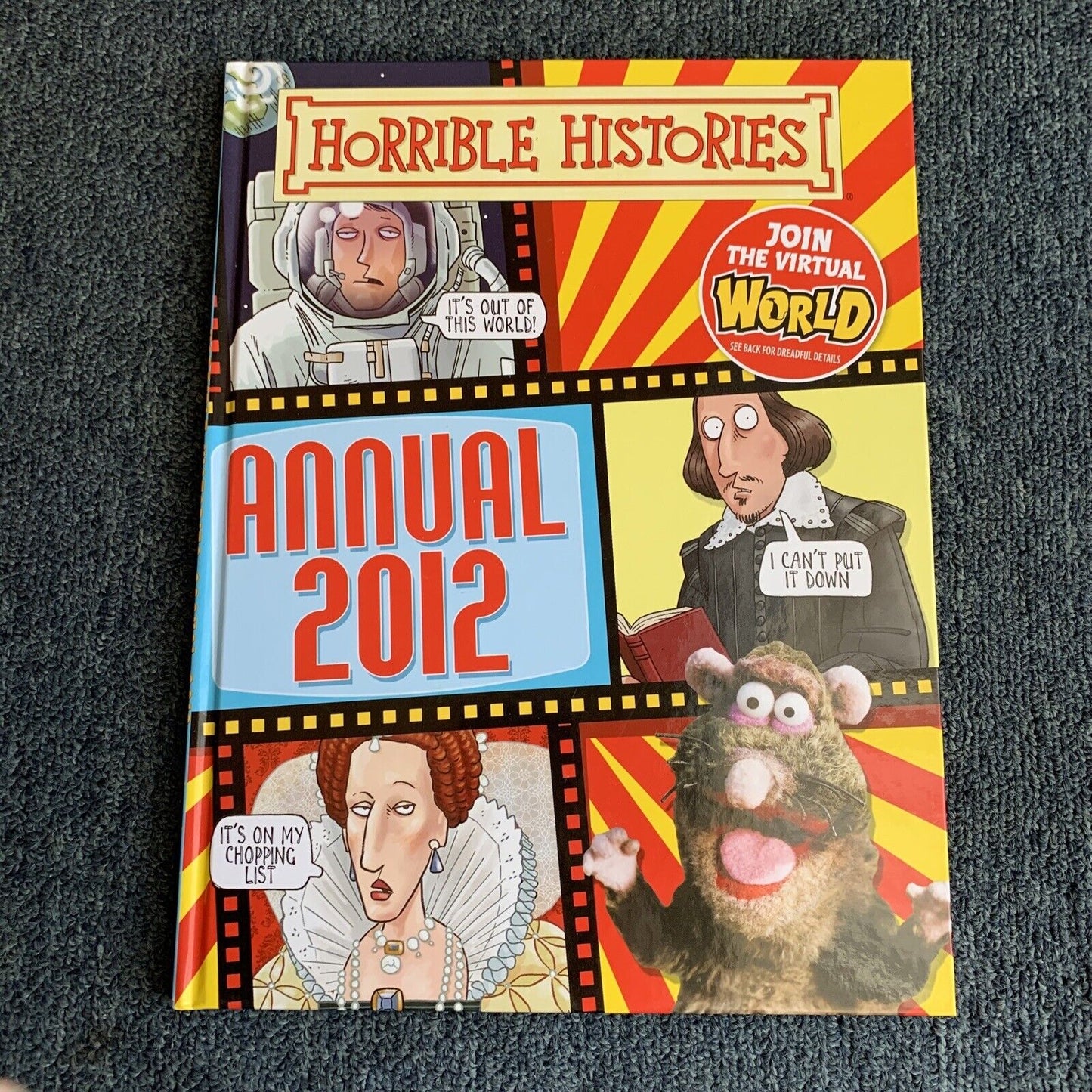 3x Horrible Histories Annual 2010-12 + Terrible Tomb Of Tutankhamun Books