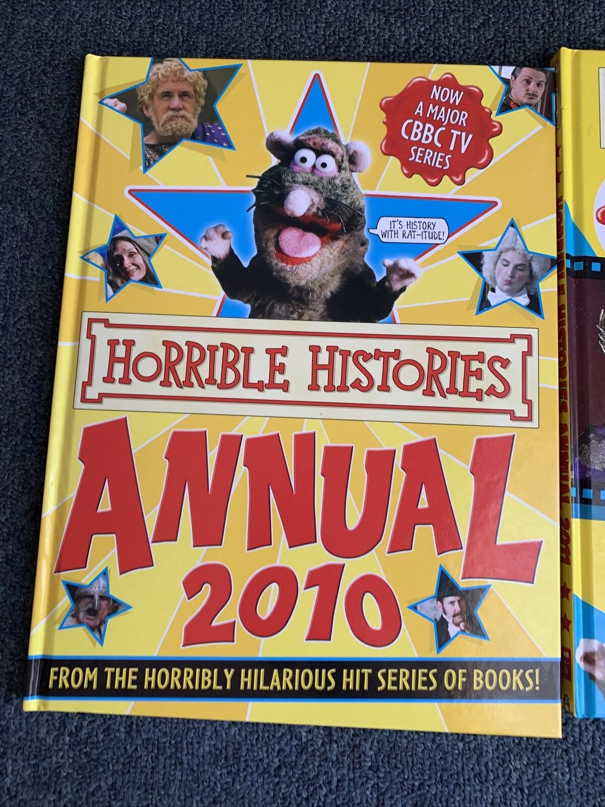 3x Horrible Histories Annual 2010-12 + Terrible Tomb Of Tutankhamun Books