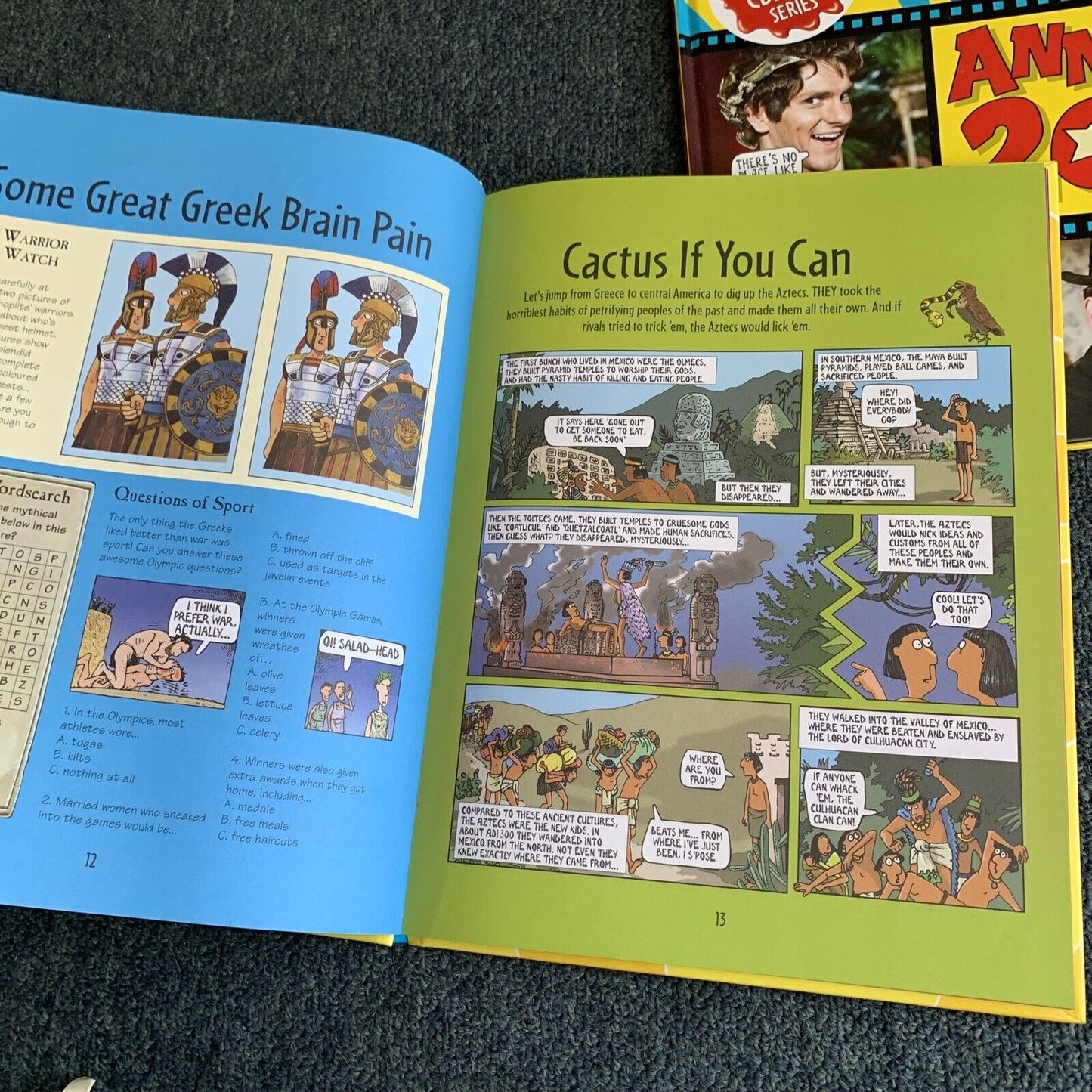 3x Horrible Histories Annual 2010-12 + Terrible Tomb Of Tutankhamun Books