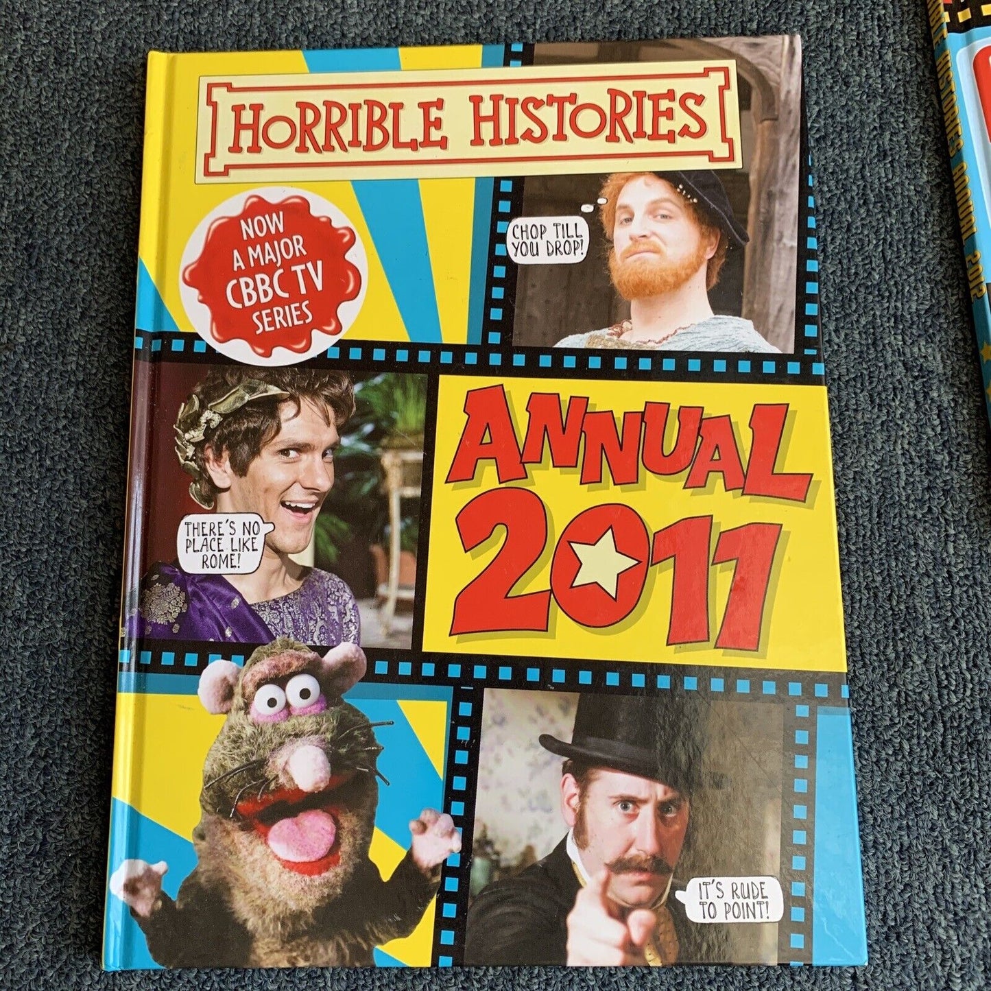 3x Horrible Histories Annual 2010-12 + Terrible Tomb Of Tutankhamun Books