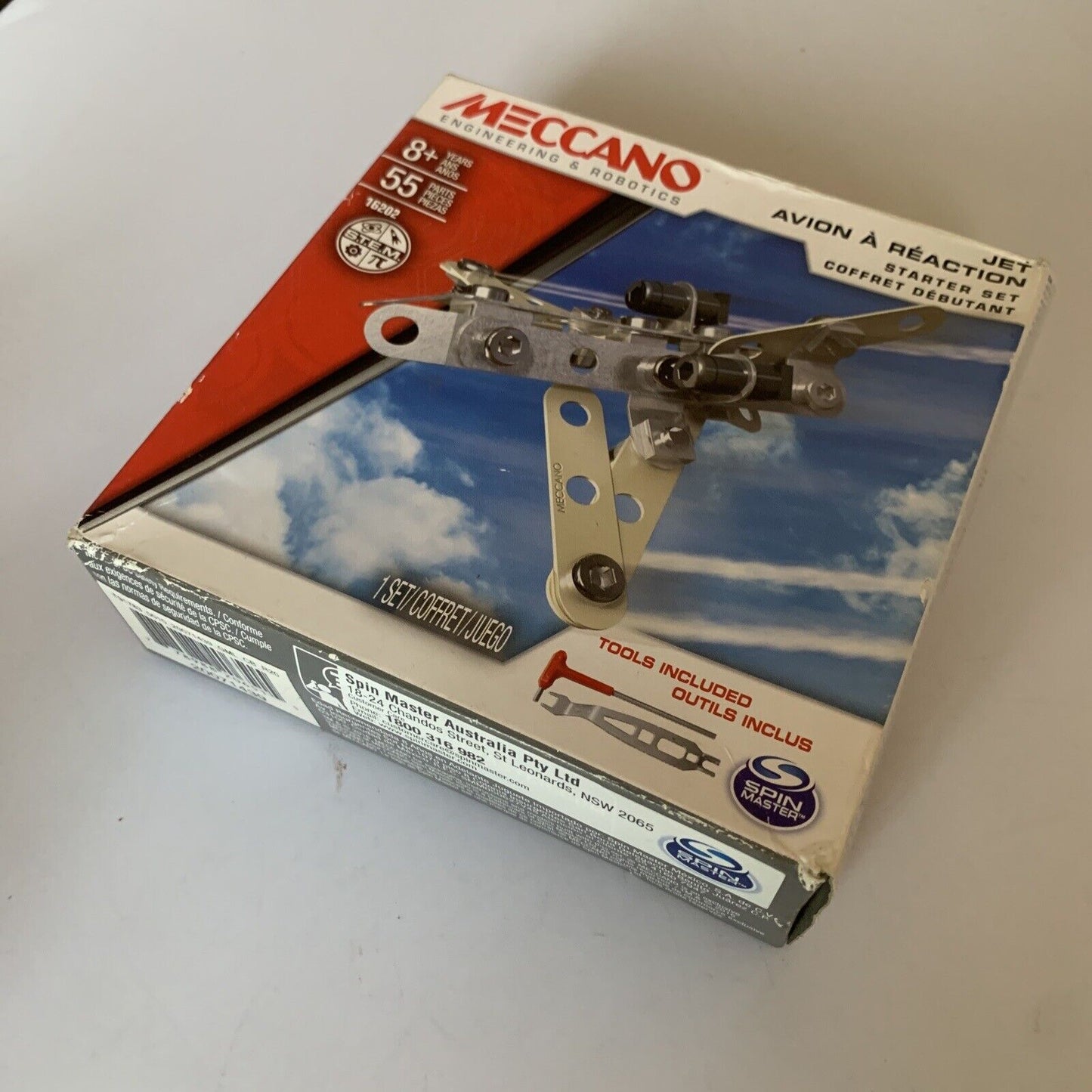 Meccano Jet Avion A Reaction Starter Set  NEW