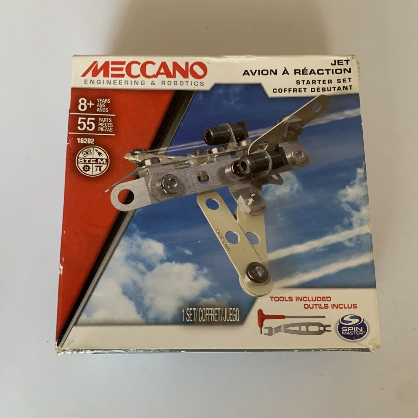 Meccano Jet Avion A Reaction Starter Set  NEW