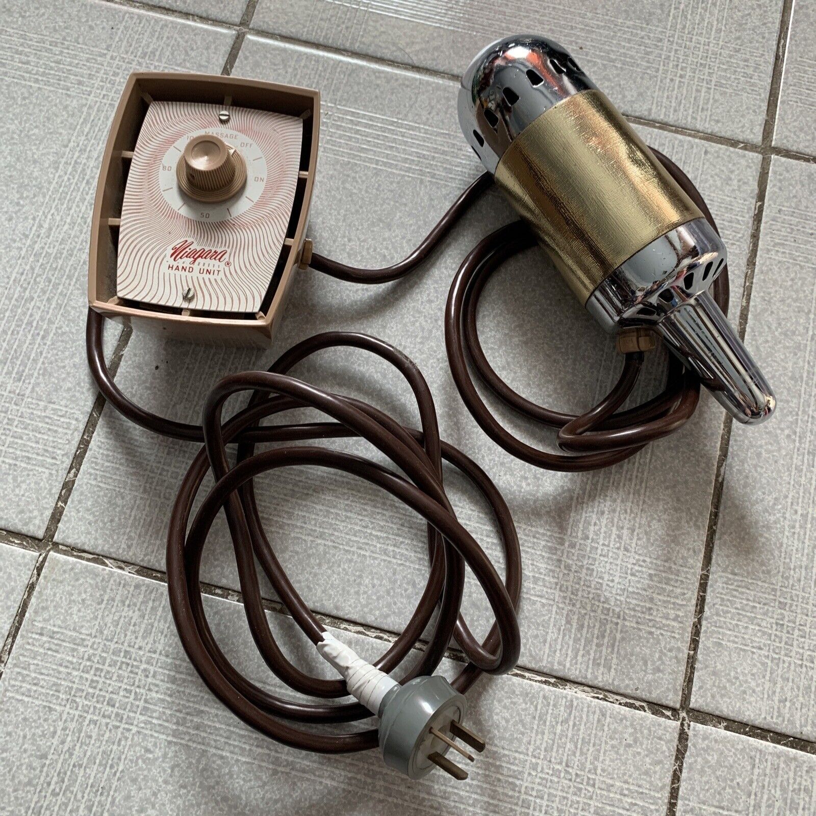 Niagara Hand Unit Massager Model 11 Vintage *For Parts Or Repair ...
