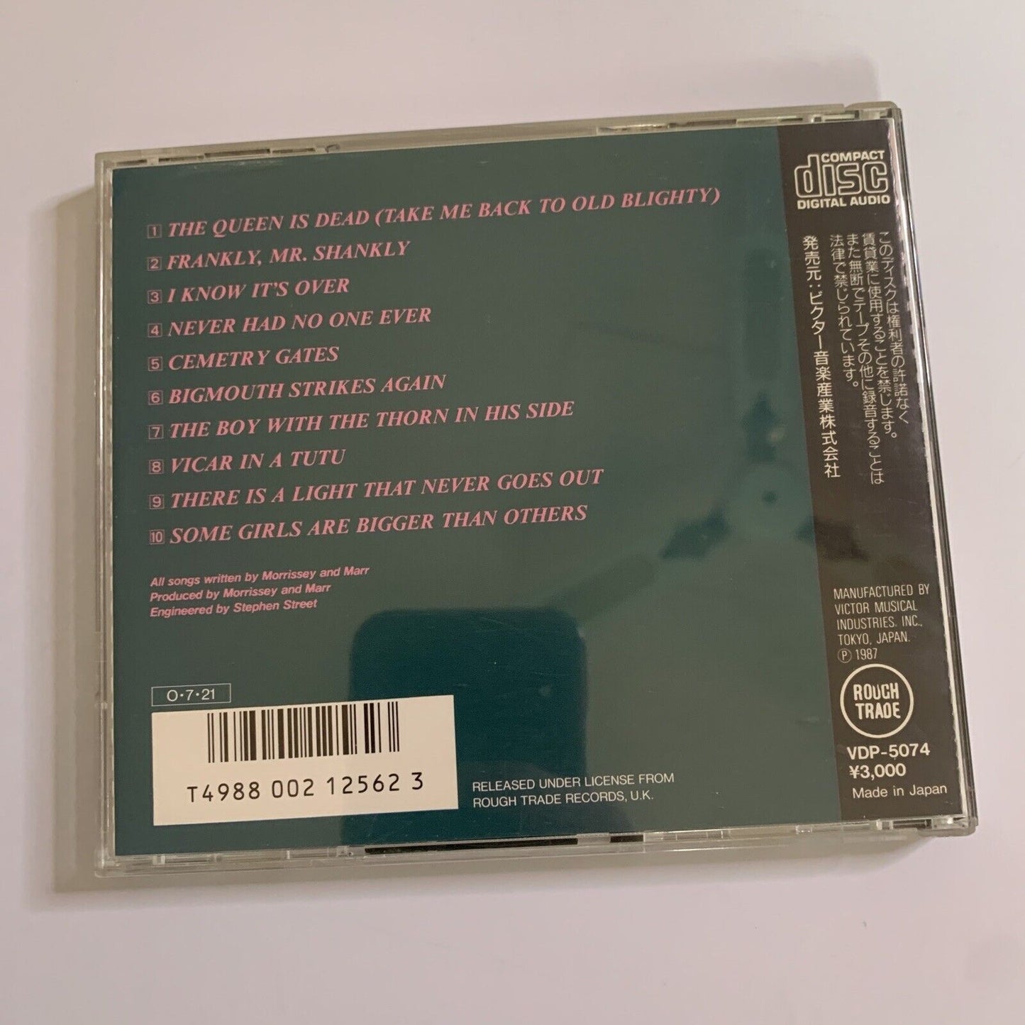 The Smiths – The Queen Is Dead (CD, 1987) Rough Trade Album VDP5074