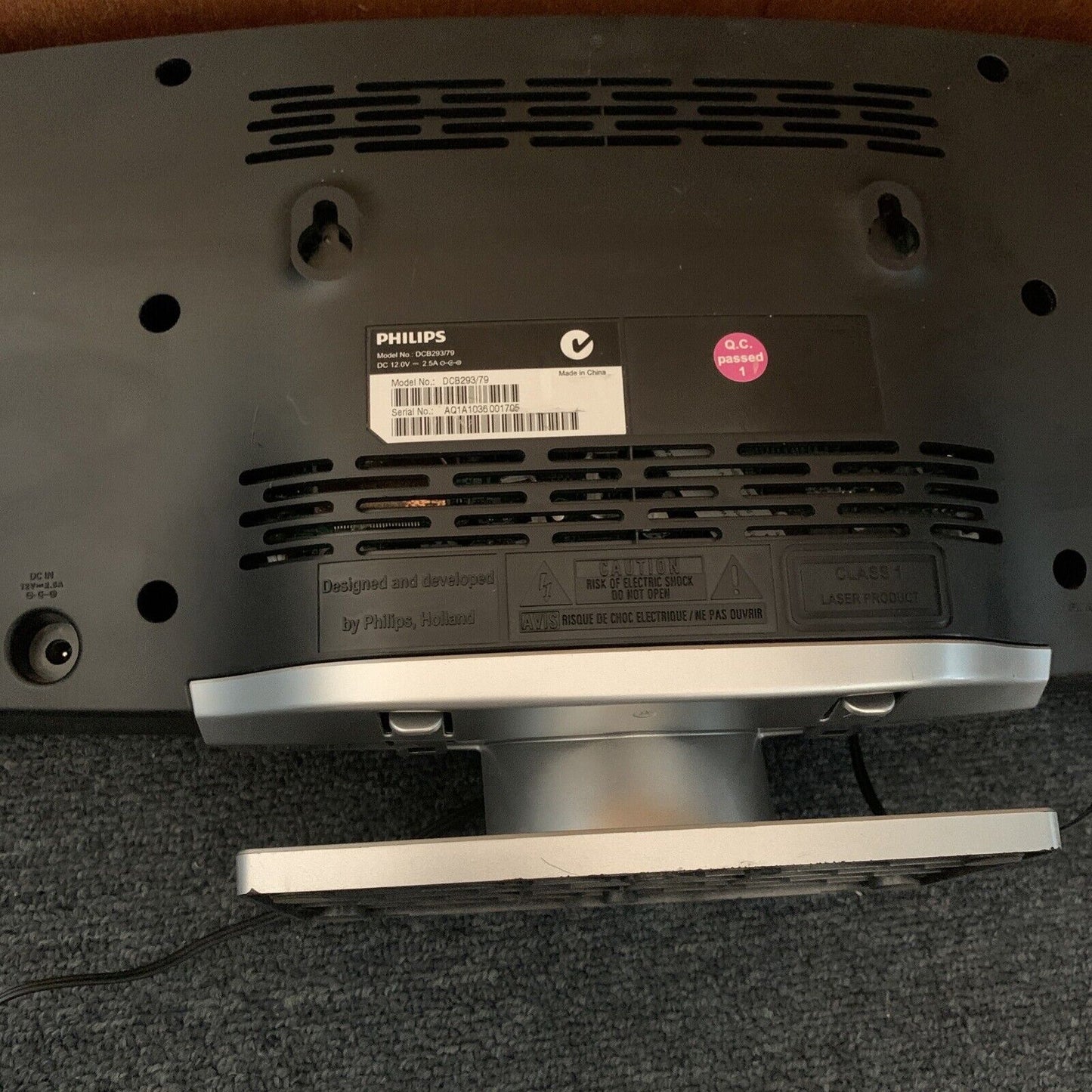 Philips DCB293/79 Speaker AUX iPod dock CD FM DAB+ Radio *CD Tray Not Opening