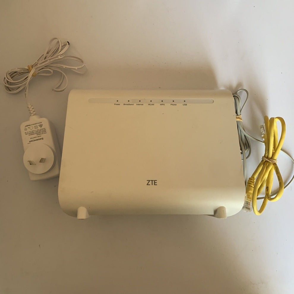 ZTE Home Gateway ZXHN H268A VoIP Wireless WiFi Router Retro Unit
