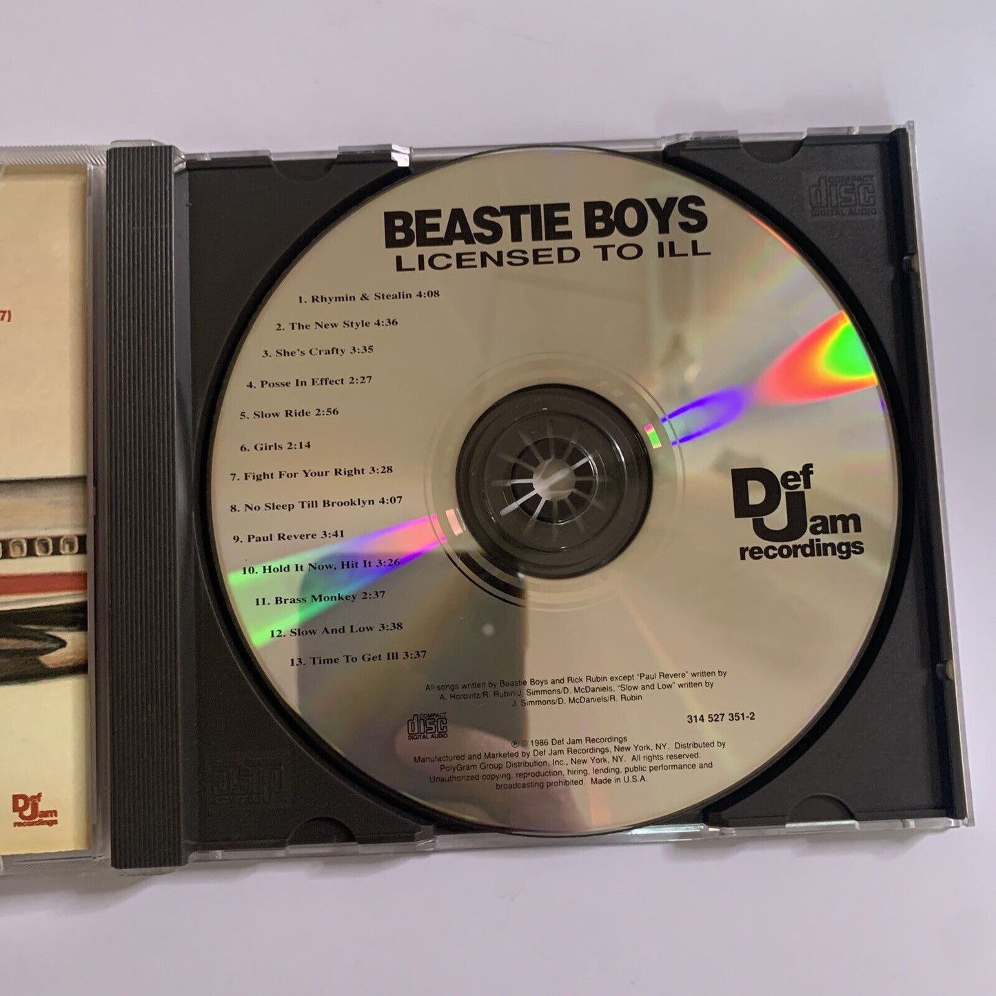 Licensed to Ill by Beastie Boys (CD, 1995)
