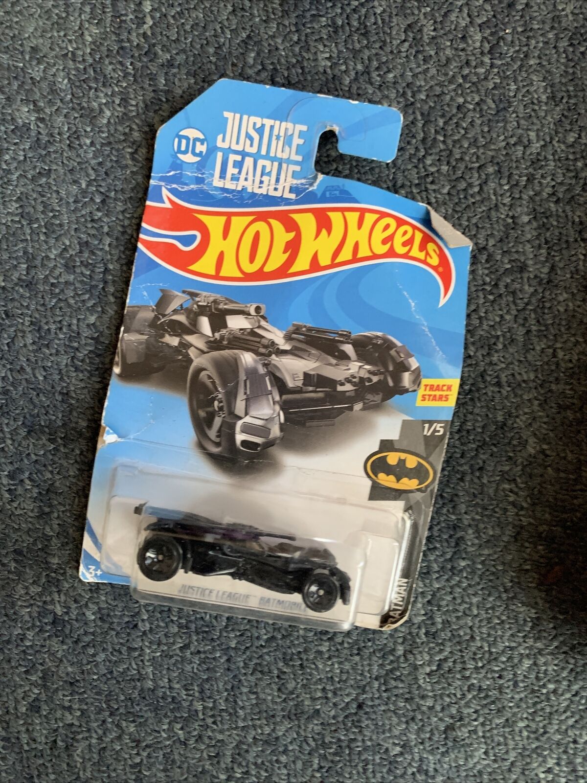 Batman DC Super Friends Transforming Batmobile + Joker + Hot Wheels Car GBK77