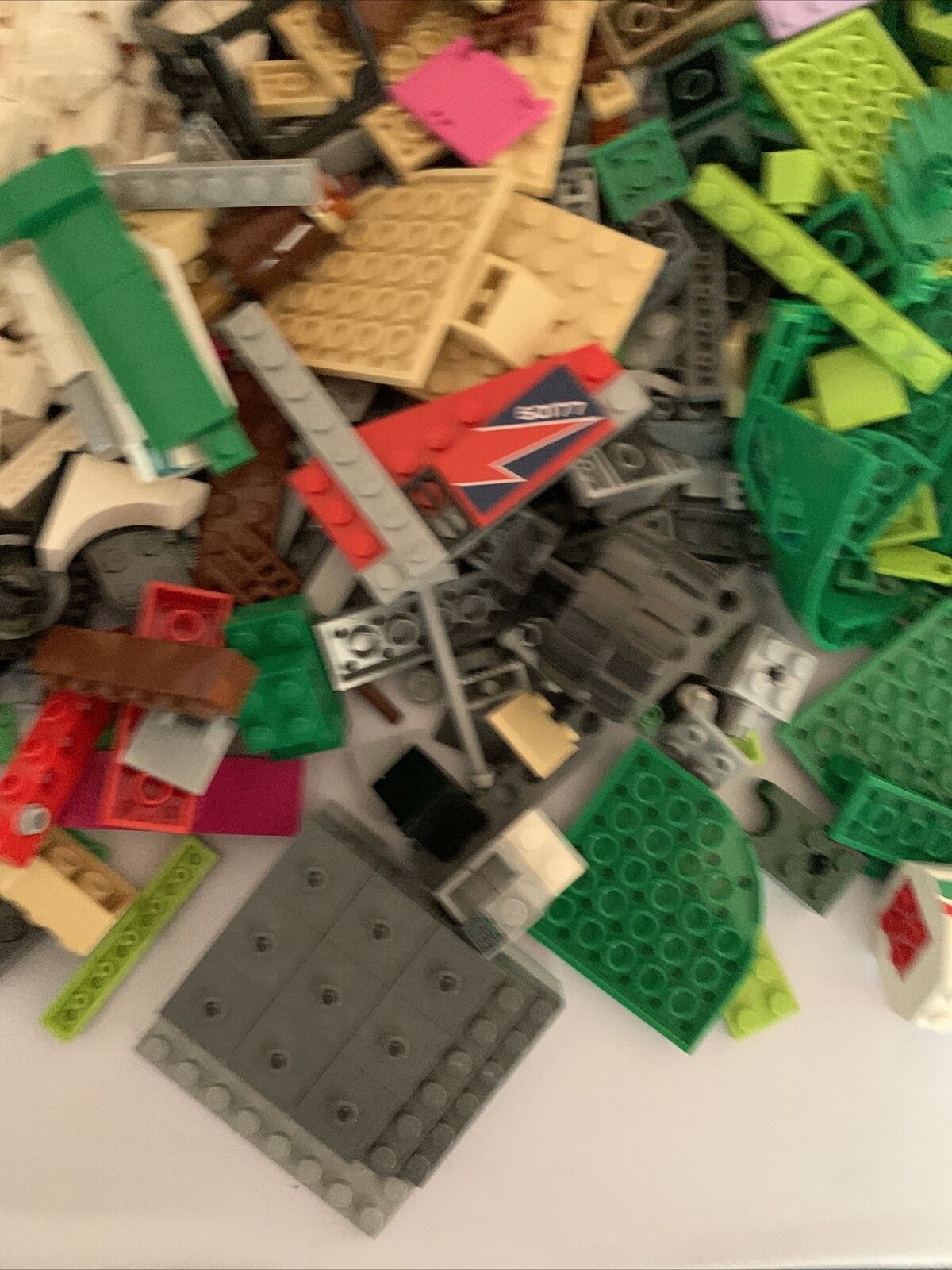 Lego Bulk Genuine Batman Lot Large and Small Pieces 1.86kg