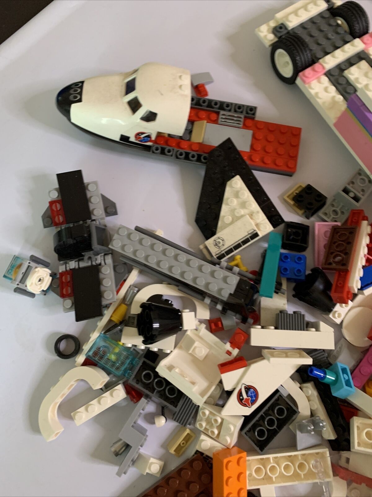 Official Lego Bulk Airplane Jet Friends Genuine Pieces Lot with Container 2.07kg