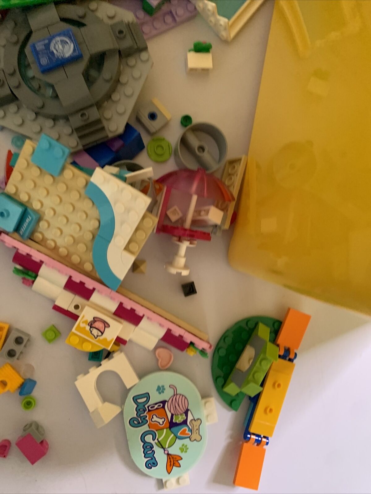 Official Lego Bulk Airplane Jet Friends Genuine Pieces Lot with Container 2.07kg