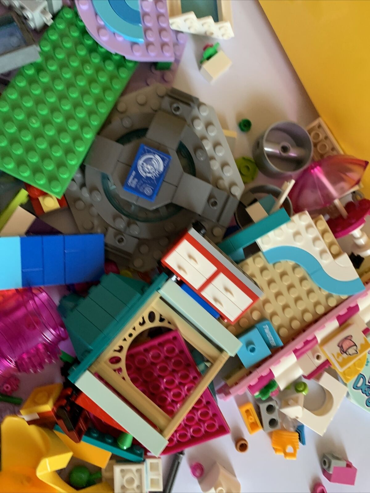 Official Lego Bulk Airplane Jet Friends Genuine Pieces Lot with Container 2.07kg