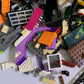 Genuine Lego Bulk Car Spaceship Space Wheels Various Lot 1.64kg