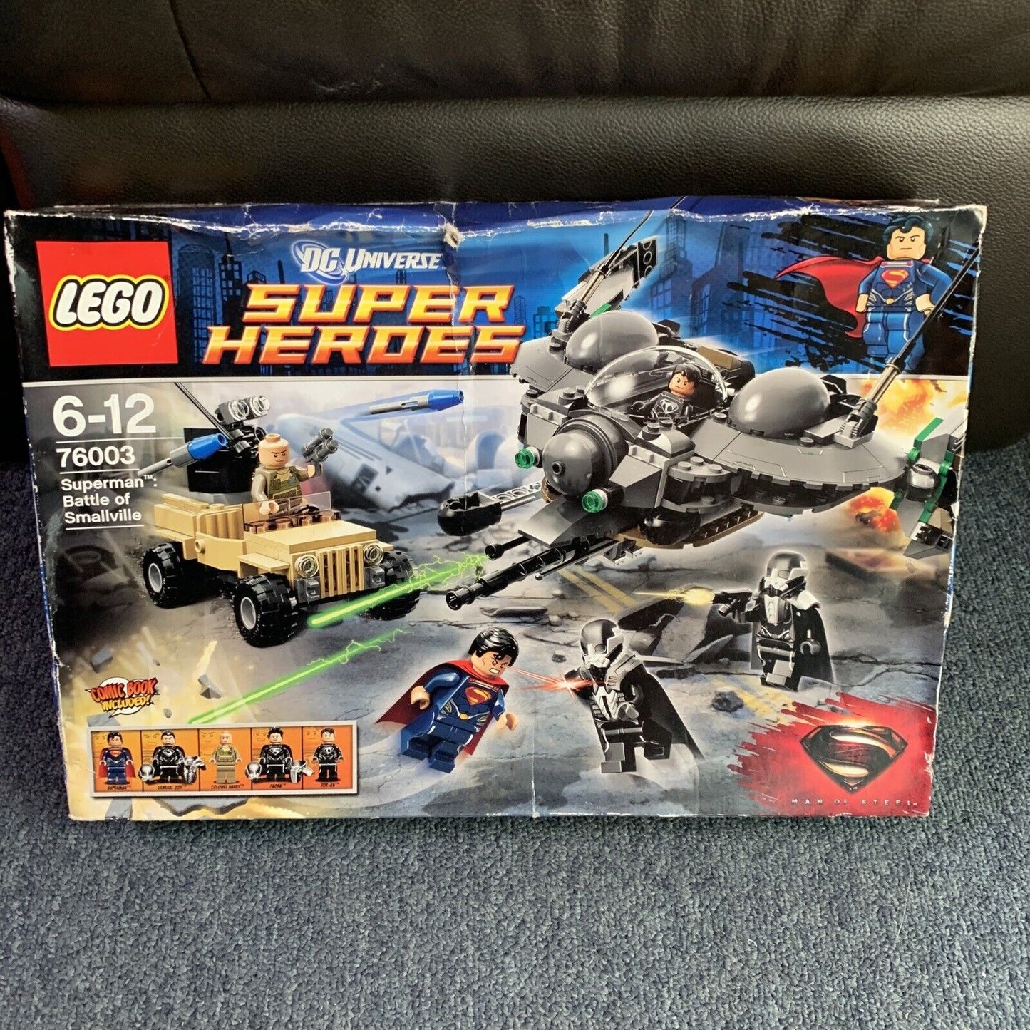 Lego DC Universe Super Heroes Superman Battle Of Smallville 76003 Box Damage
