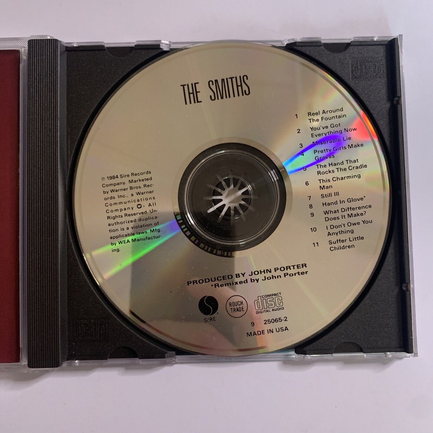 Smiths by The Smiths (CD, 1987) Album 9 25065-2