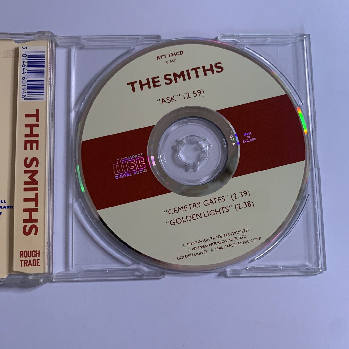 The Smiths – Ask (CD, 1988) Single Rough Trade  RTT 194CD