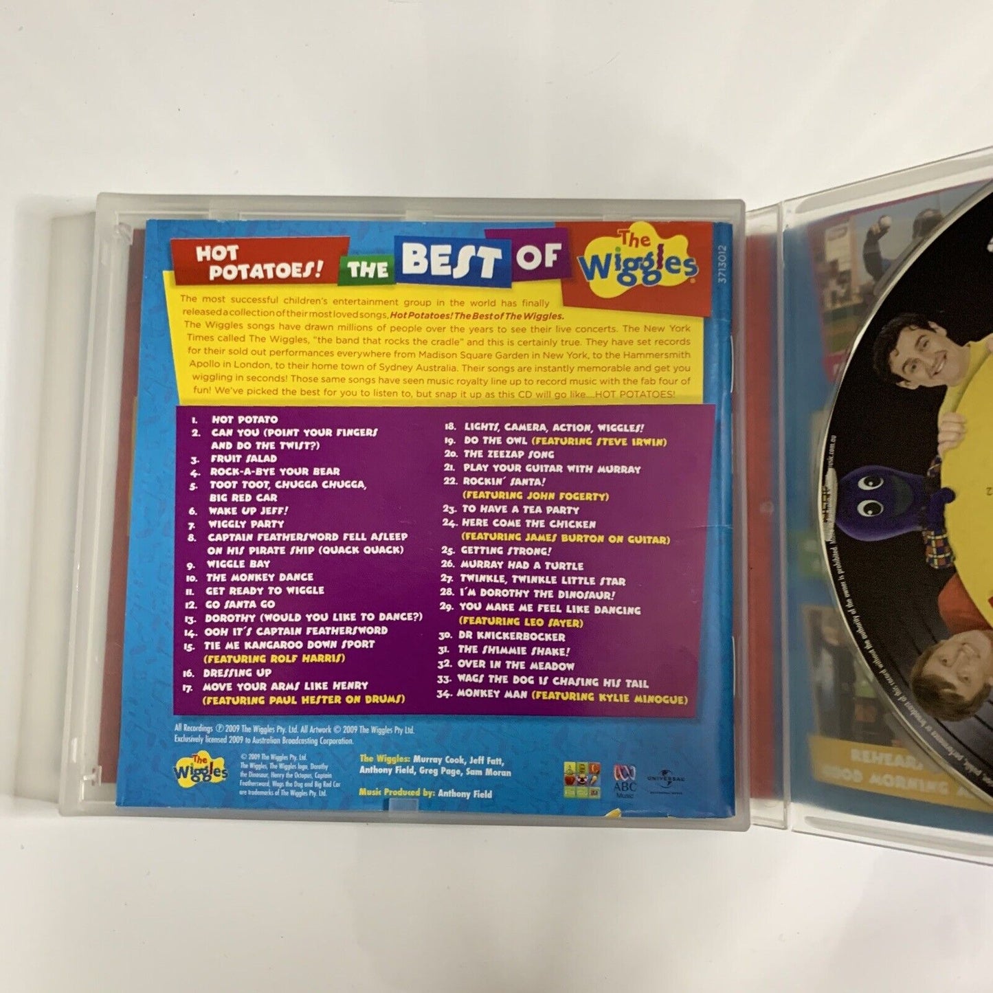 Hot Potatoes! The Best of the Wiggles  (CD, 2009) Album