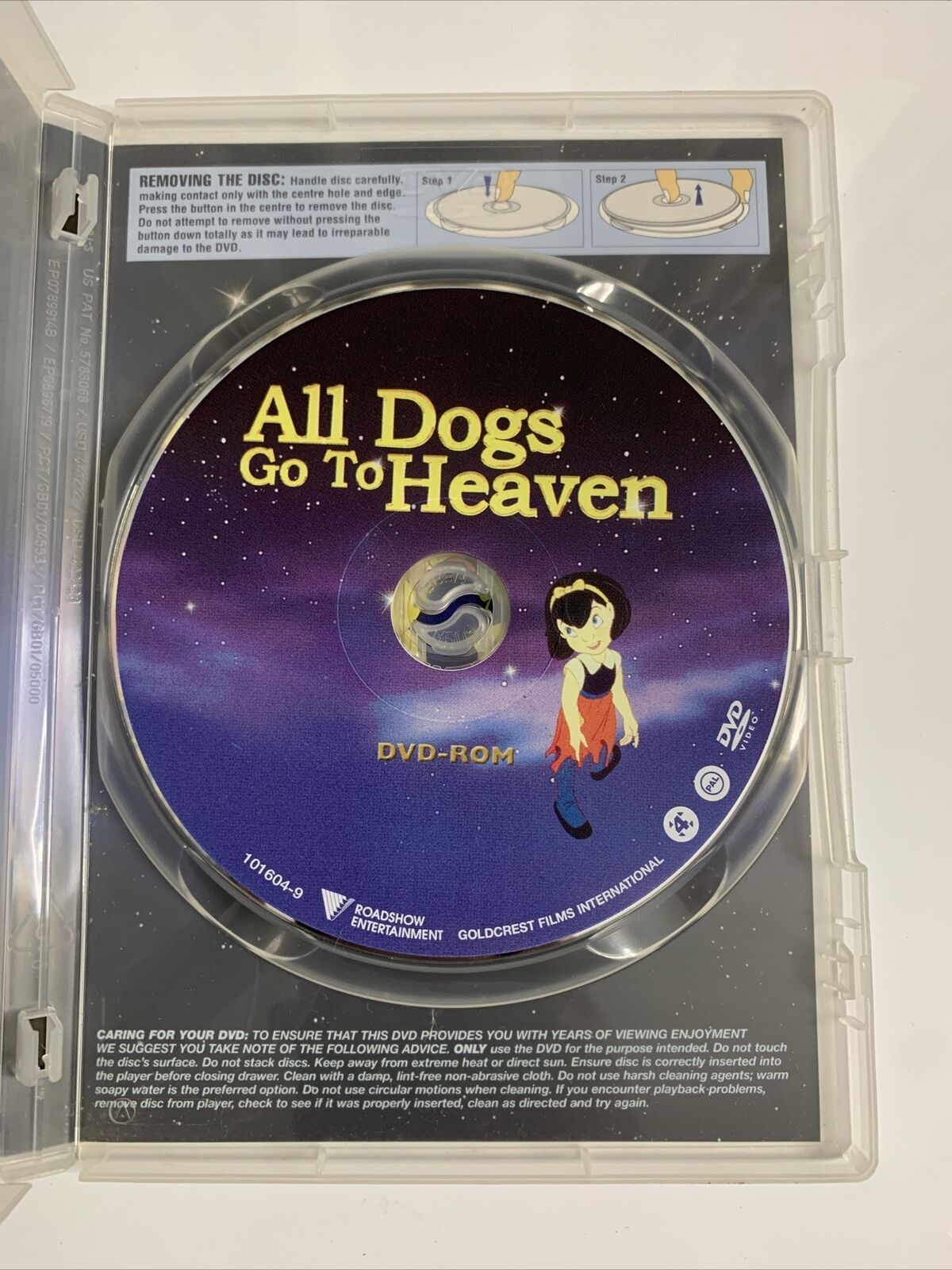 All Dogs Go To Heaven (DVD, 1989) Dom DeLuise, Burt Reynolds Animation Region 4