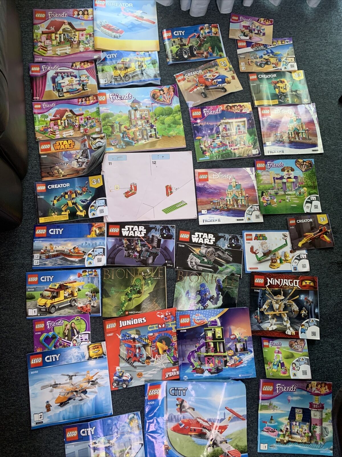 34x Lego Bionicle Creator Star Wars City Friends Ninjago Bulk Lot Manual