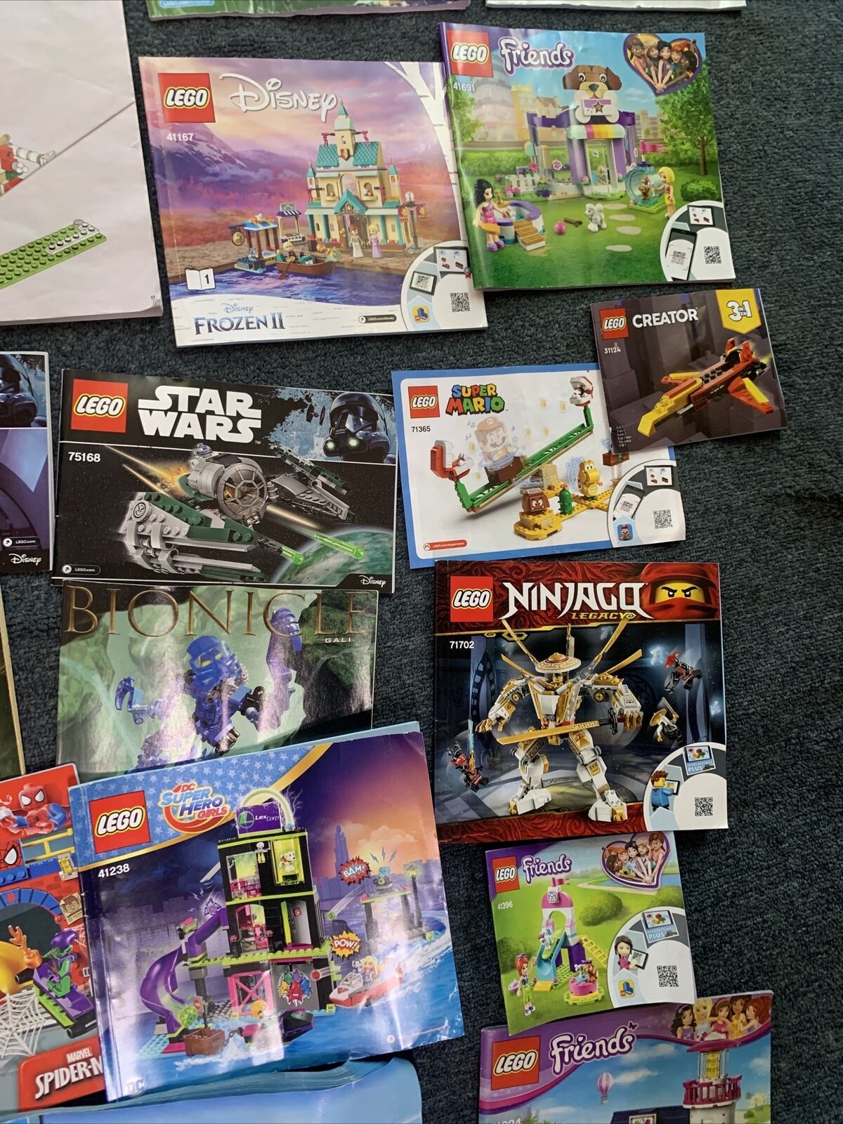 34x Lego Bionicle Creator Star Wars City Friends Ninjago Bulk Lot Manual