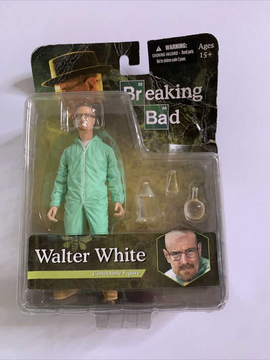 Breaking Bad Walter White Heisenberg Green Hazmat Suit 6" Mezco Action Figure