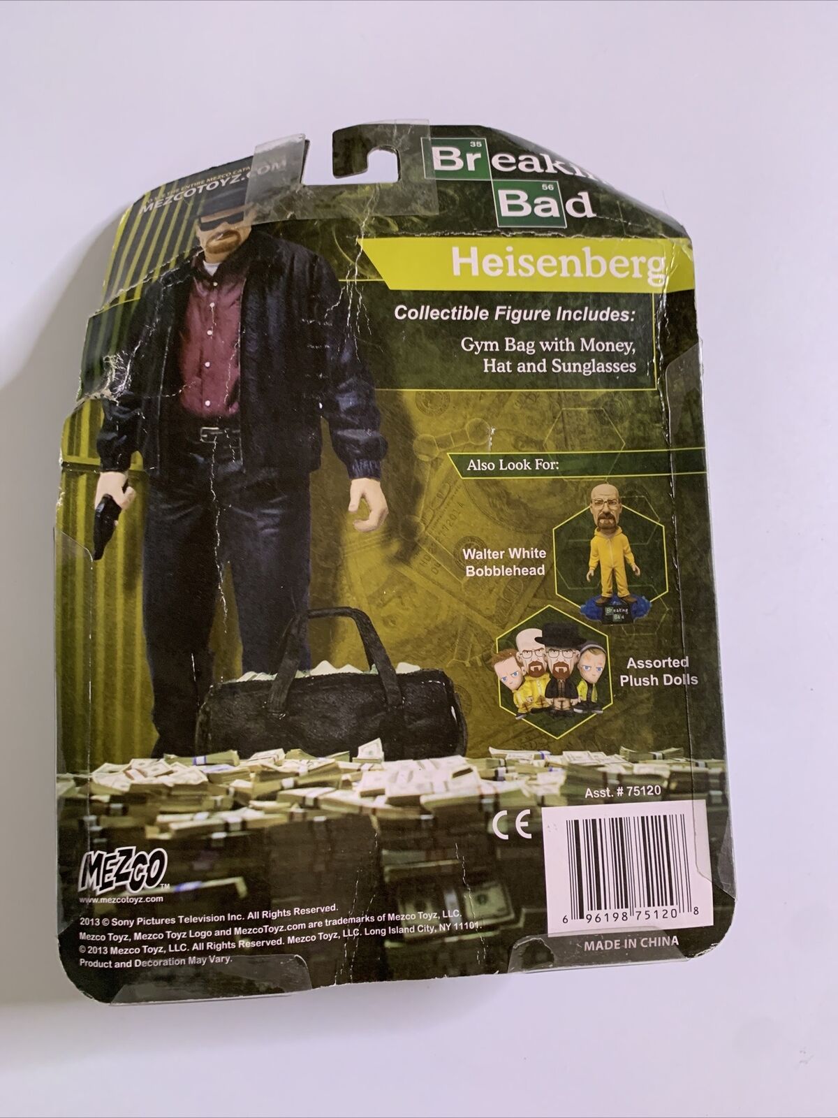 Breaking Bad Walter White Heisenberg Green Hazmat Suit 6" Mezco Action Figure