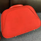 Rectangular Carry Shoulder 2 Way Bag Red with Strap Hardly Been Used 35x26x10cm