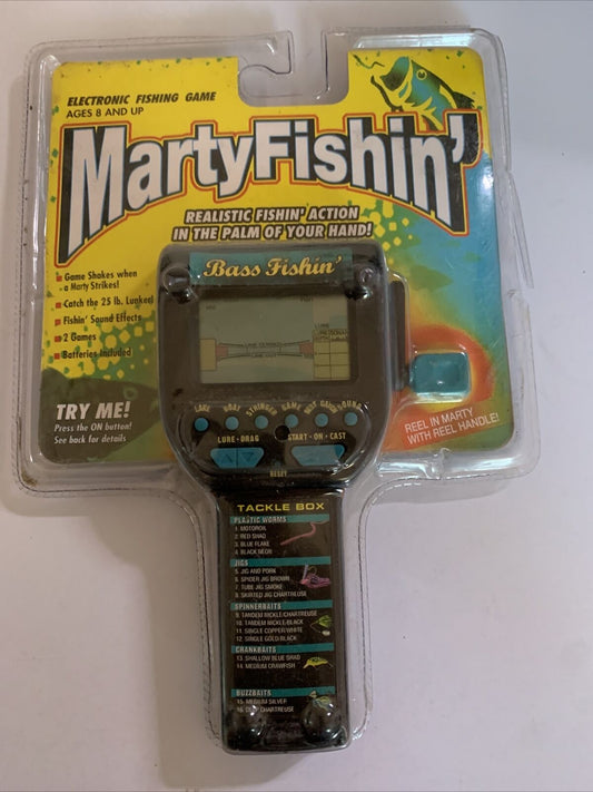 Marty Bass Fishing Portable LCD Electronic Game NEW
