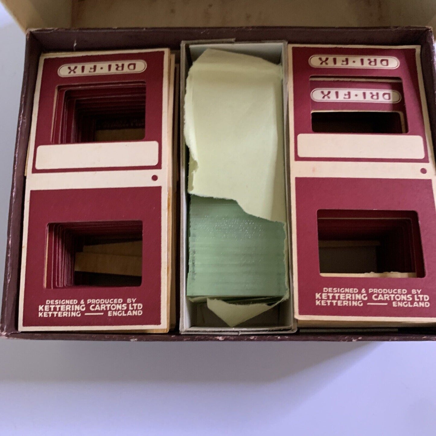 Kettering 20x Dri Fix Slide Mounts Holders with Glass