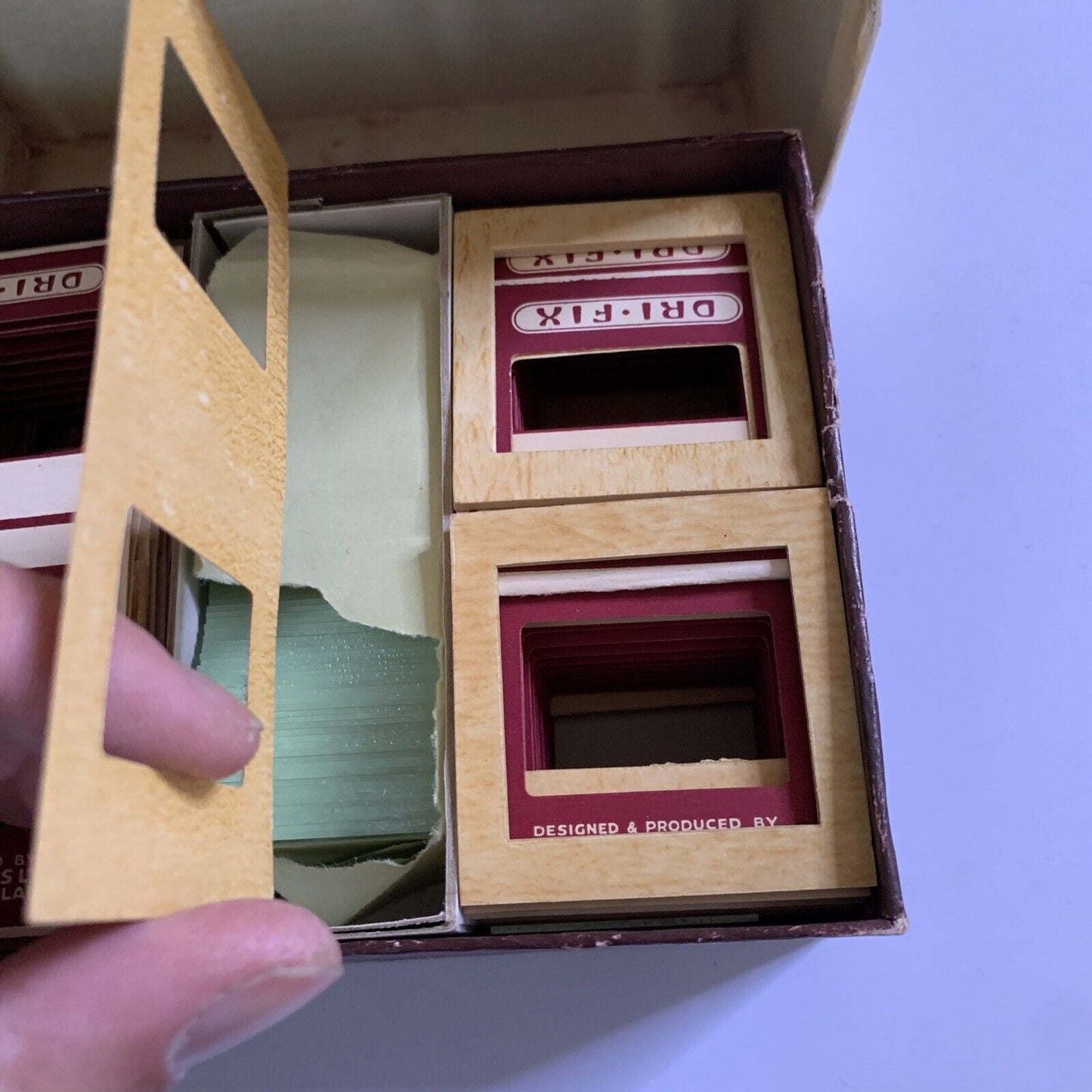 Kettering 20x Dri Fix Slide Mounts Holders with Glass