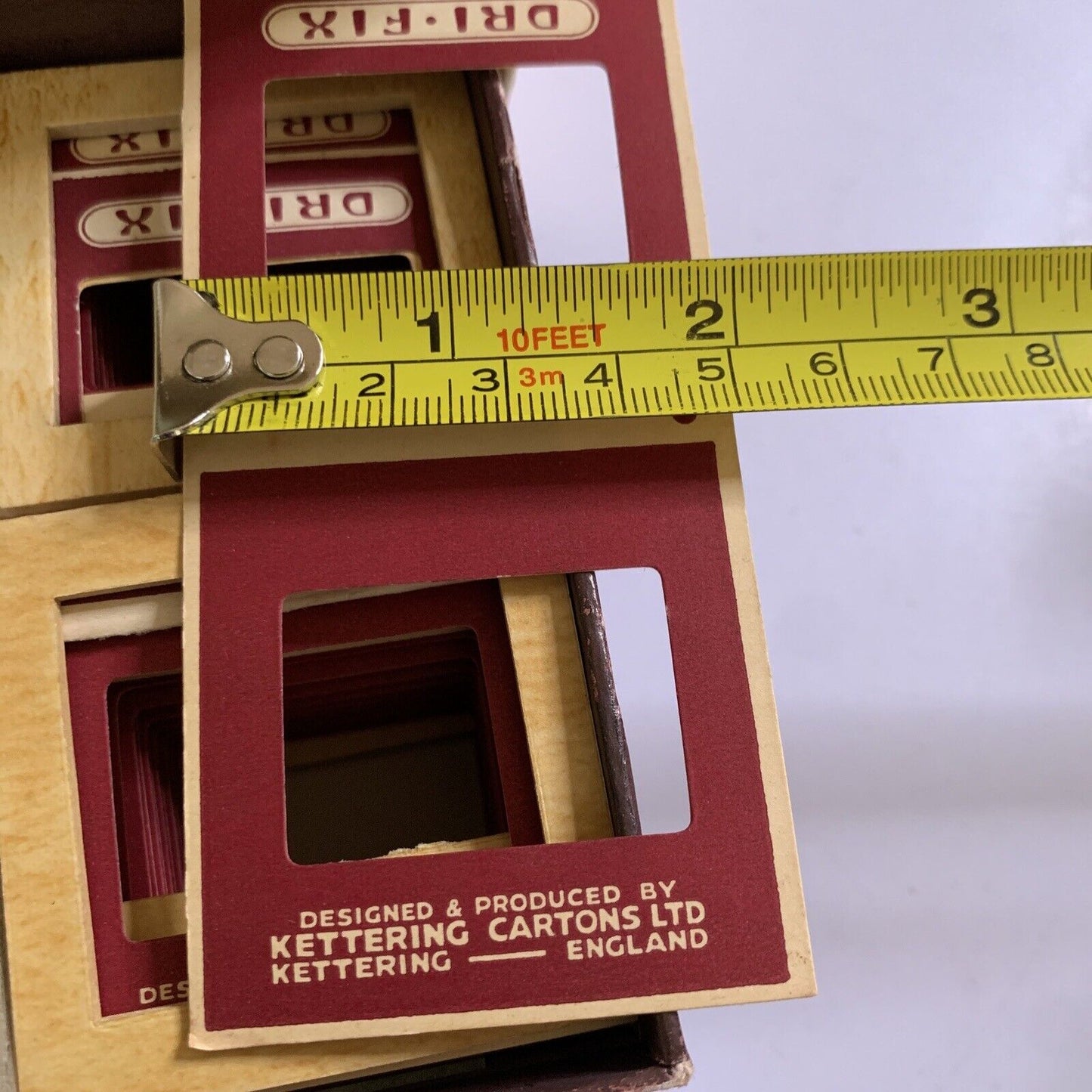 Kettering 20x Dri Fix Slide Mounts Holders with Glass