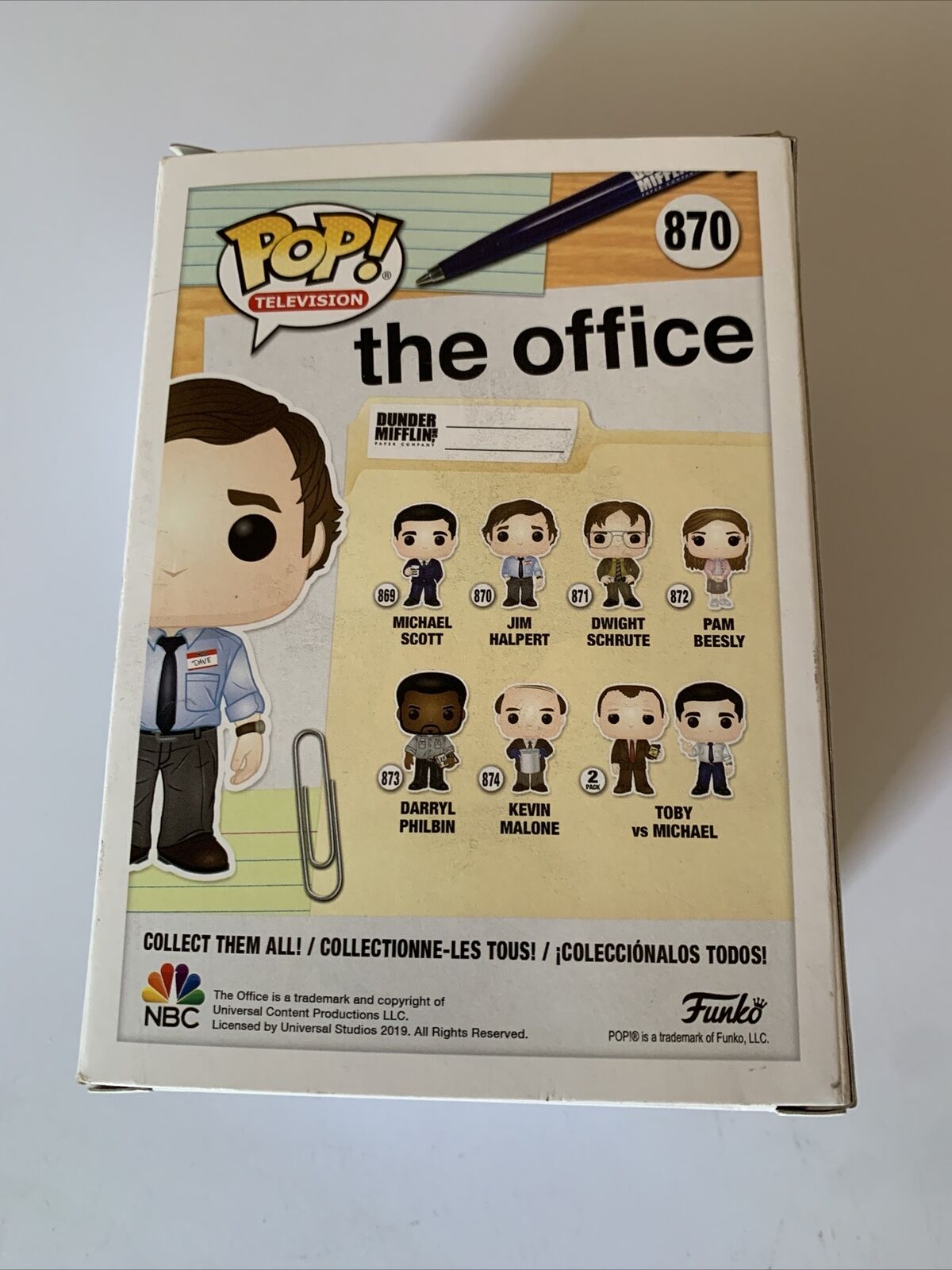 Jim Halpert #870 The Office Funko POP! Vinyl Figure