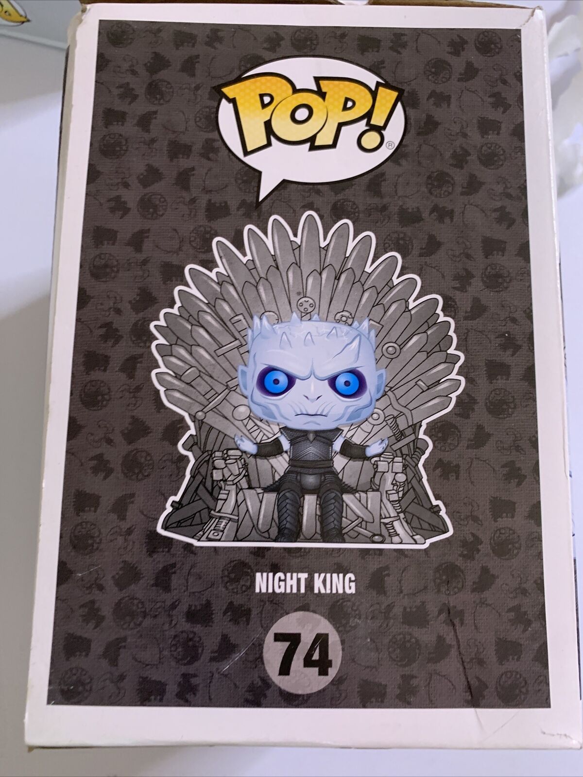 Night king on throne 2024 metallic