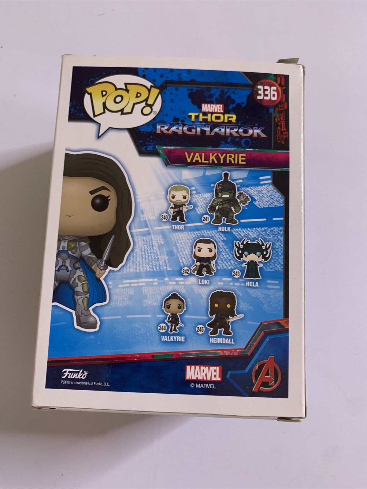 Valkyrie 336 Thor Ragnarok Limited Edition Funko Pop Vinyl Bobble Head NEW