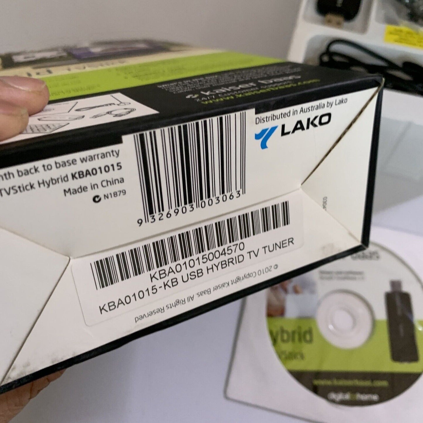 Kaiser Bass Hybrid Digital DVB-T TV USB Stick and RCA Analog Recording for PC