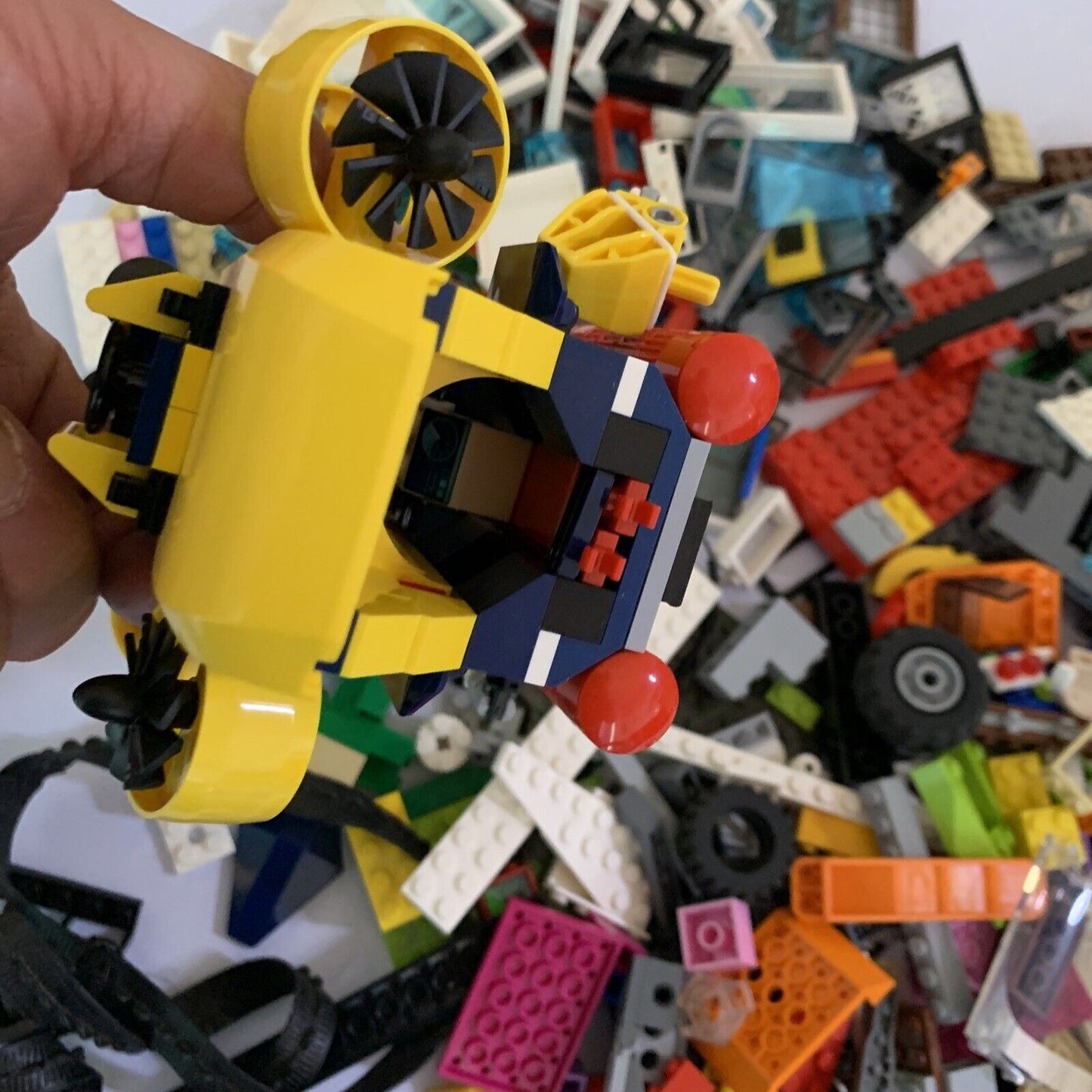 Genuine Lego Bulk Ocean Explorer Technic Wheels Windows Doors Cars Lot 1.9kg