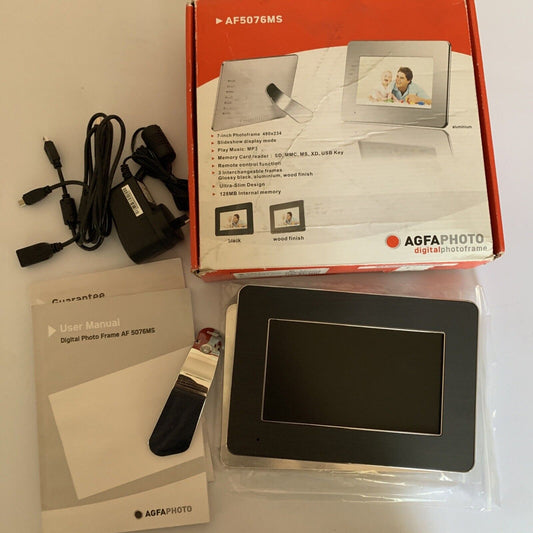 AGFA 7" LCD Digital Photo Frame AF5070MS