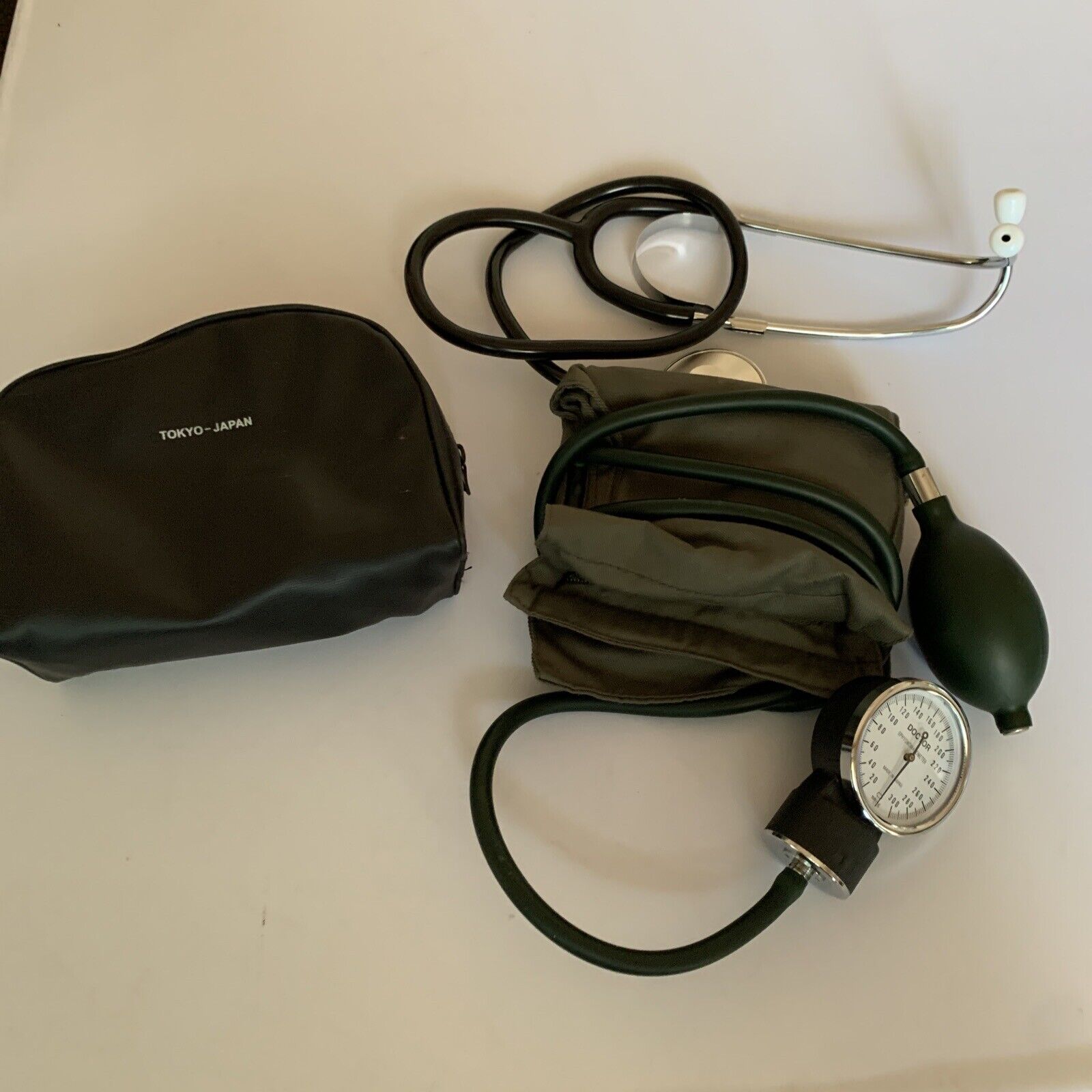 Microlife Doctor Sphygmomanometer And Stethoscope Made In Japan Retro