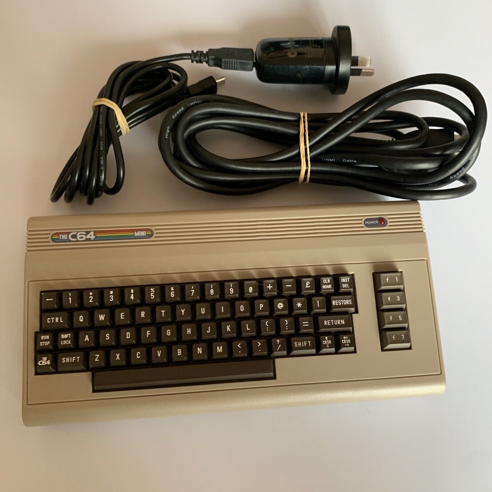 The Mini Commodore C64 Atari Flashback Retro Games Console *No Joystic ...