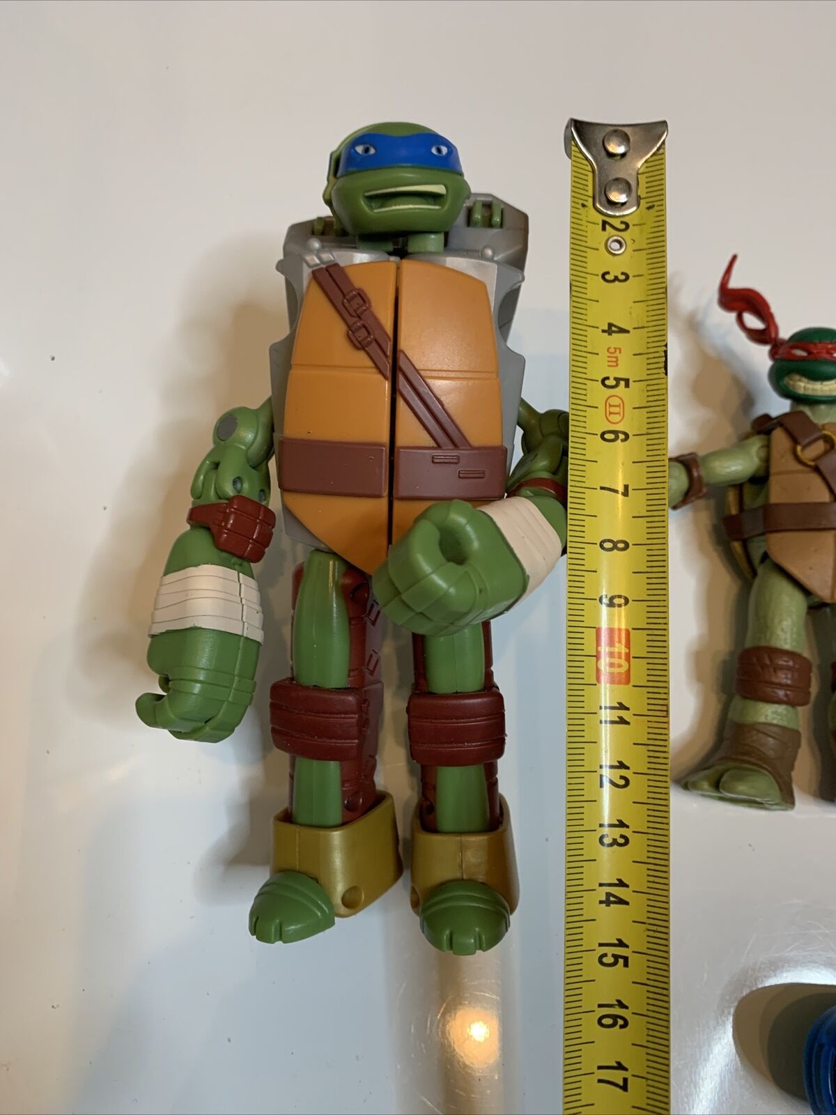 4x Teenage Mutant Ninja Turtles Figure & Skateboard Playmates 2012 Leonardo Raph