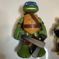 4x Teenage Mutant Ninja Turtles Figure & Skateboard Playmates 2012 Leonardo Raph