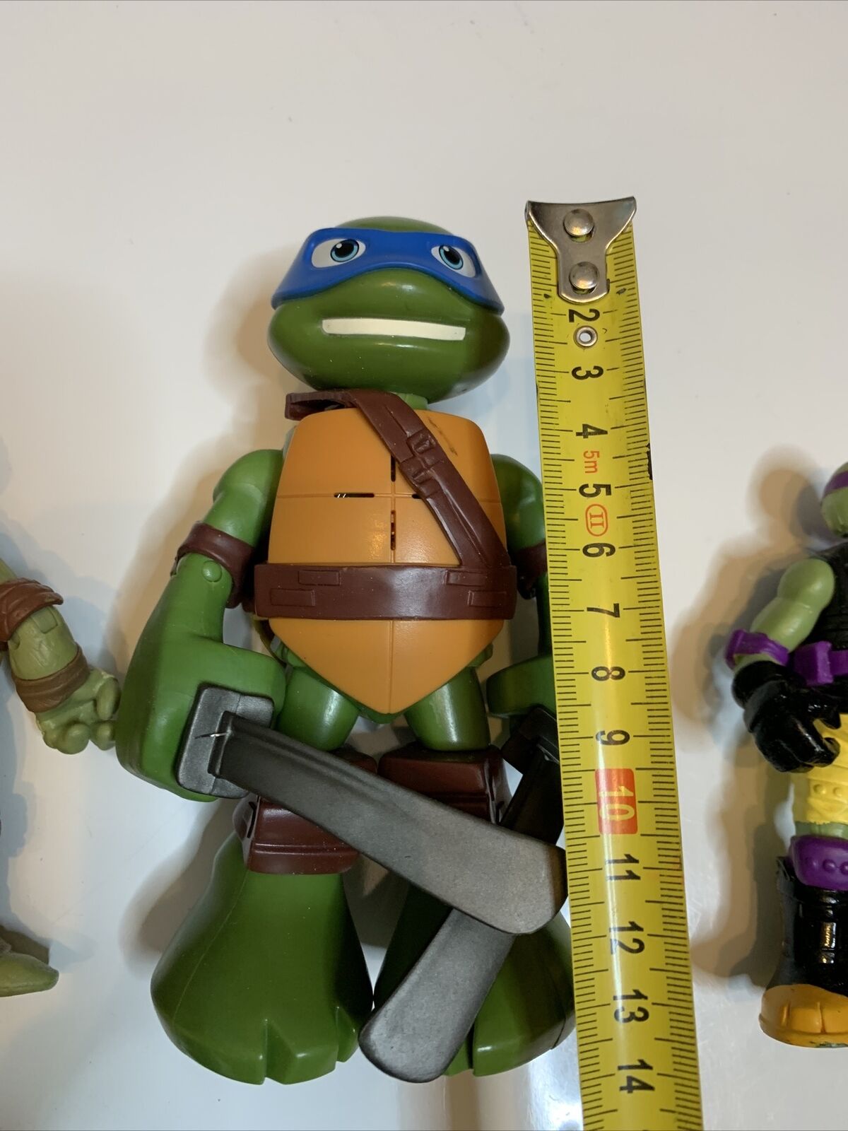 4x Teenage Mutant Ninja Turtles Figure & Skateboard Playmates 2012 Leonardo Raph