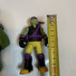 4x Teenage Mutant Ninja Turtles Figure & Skateboard Playmates 2012 Leonardo Raph