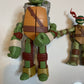 4x Teenage Mutant Ninja Turtles Figure & Skateboard Playmates 2012 Leonardo Raph