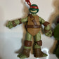 4x Teenage Mutant Ninja Turtles Figure & Skateboard Playmates 2012 Leonardo Raph