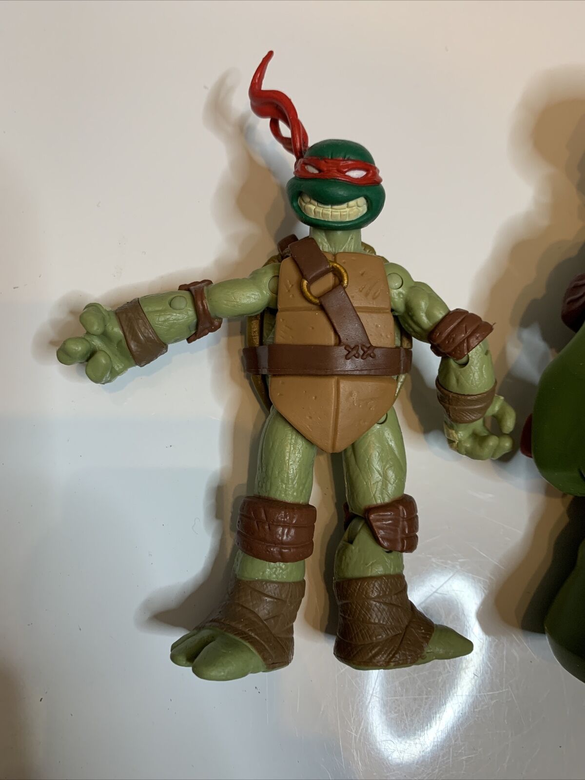 4x Teenage Mutant Ninja Turtles Figure & Skateboard Playmates 2012 Leonardo Raph