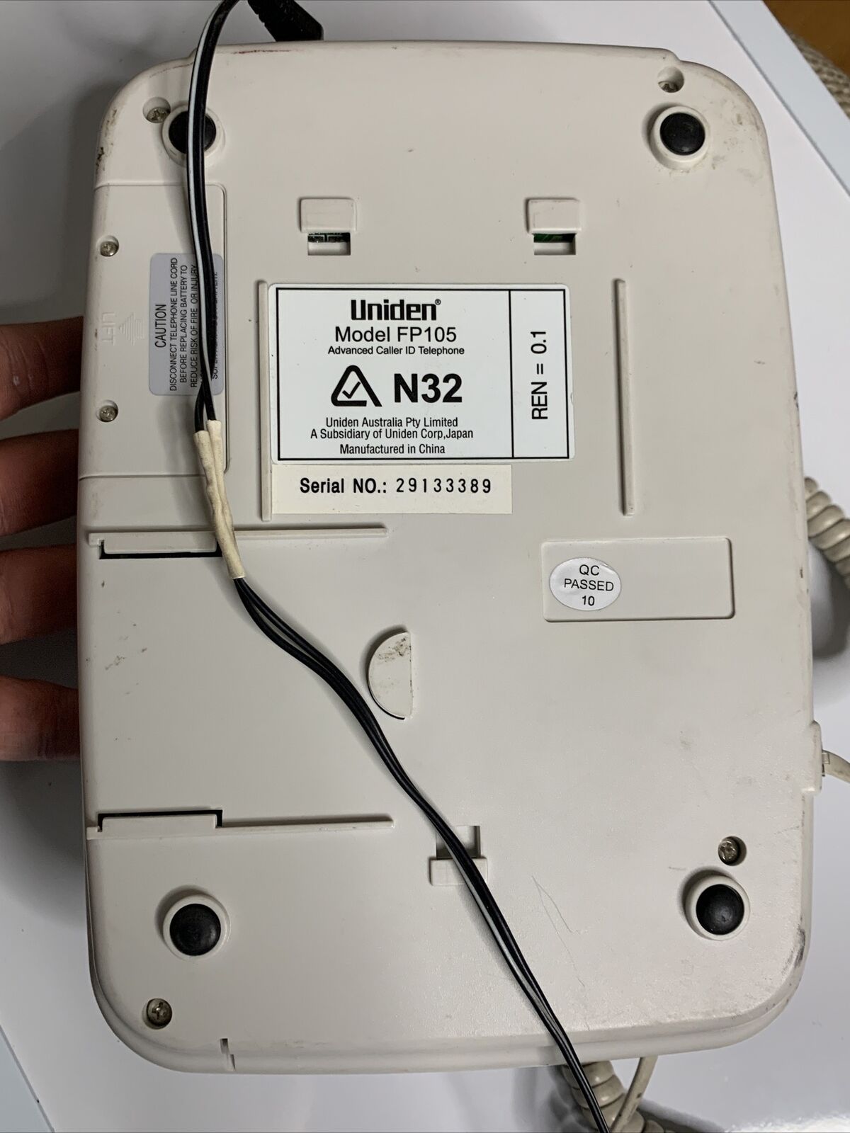 Uniden FP105 Corded Telephone Speaker Phone NBN Compatible and Ready